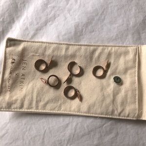 Chloe+Isabel Jen Atkin Rose Gold Braid Clips